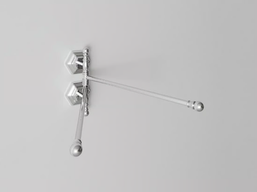WALDORF - Swivel metal towel rack by Park Avenue - view 2